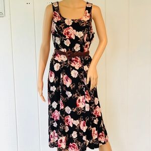 Summer Rayon Floral Dress